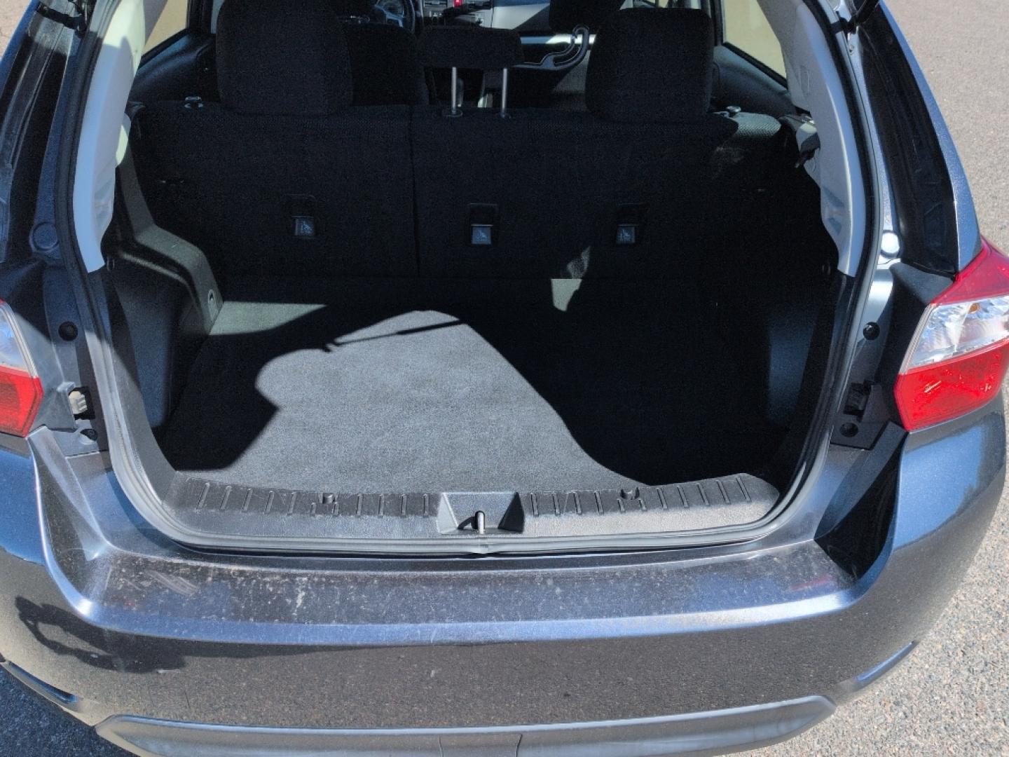 2014 GRAY Subaru Impreza Premium AWP (JF1GPAC64E8) with an 4 Cyl, 2.0L engine, Automatic transmission, located at 10890 W. Colfax Ave., Lakewood, CO, 80215, (303) 274-7692, 39.739914, -105.120132- Photo#20