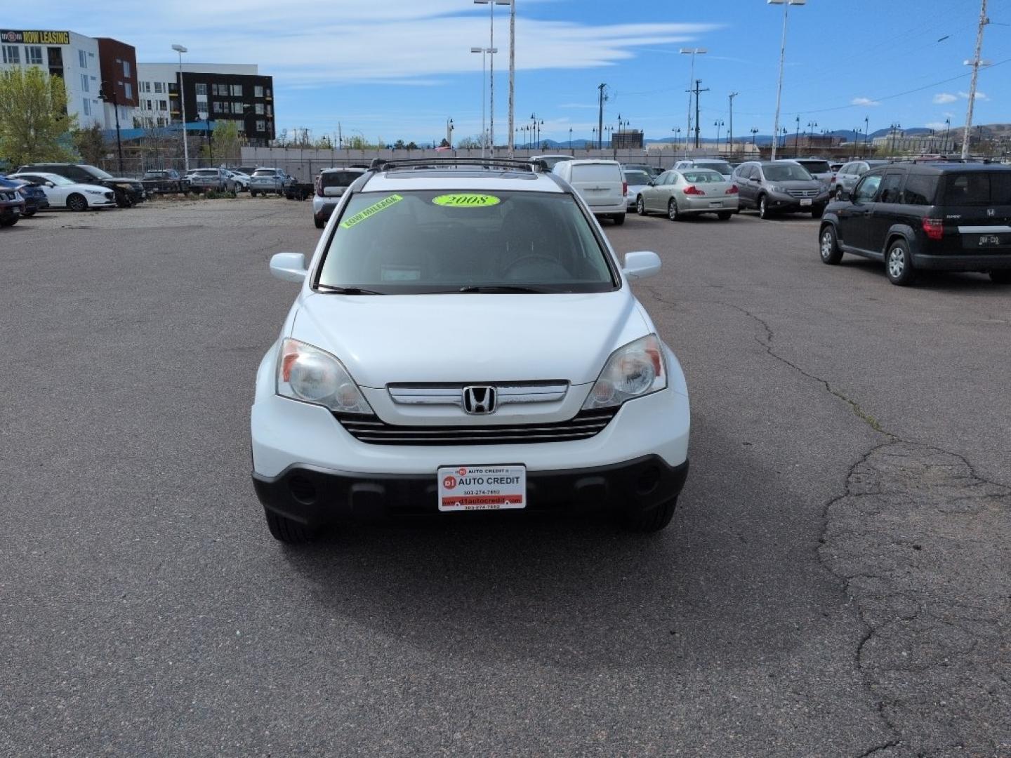 2008 WHITE Honda CR-V EX-L (5J6RE38748L) with an 4 Cyl, 2.4L engine, Automatic transmission, located at 10890 W. Colfax Ave., Lakewood, CO, 80215, (303) 274-7692, 39.739914, -105.120132 - Photo#1