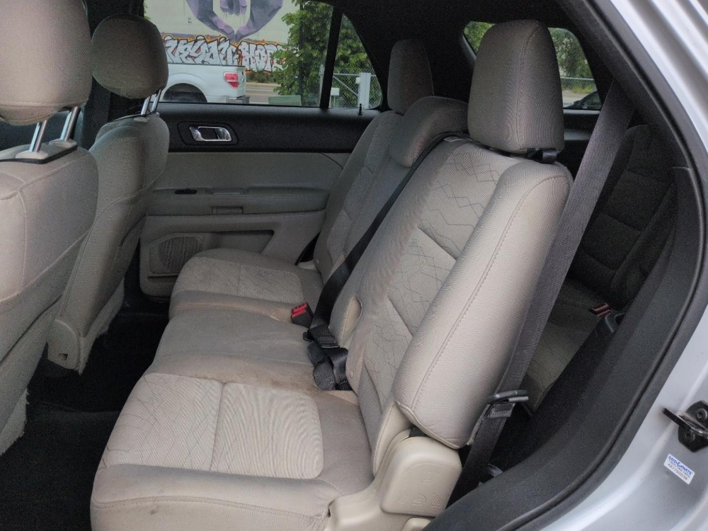 2015 SILVER Ford Explorer Base (1FM5K8B85FG) with an V6, 3.5L engine, Automatic transmission, located at 10890 W. Colfax Ave., Lakewood, CO, 80215, (303) 274-7692, 39.739914, -105.120132- Photo#15