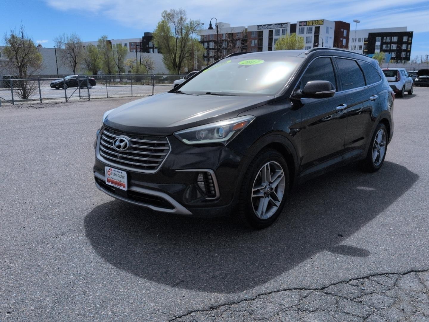 2017 BROWN Hyundai Santa Fe XL Limited (KM8SRDHF9HU) with an V6, 3.3L engine, Automatic transmission, located at 10890 W. Colfax Ave., Lakewood, CO, 80215, (303) 274-7692, 39.739914, -105.120132- Photo#0
