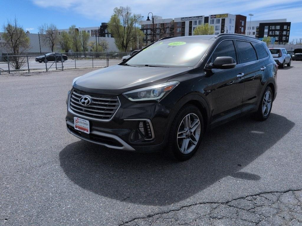 2017 BROWN Hyundai Santa Fe XL Limited (KM8SRDHF9HU) with an V6, 3.3L engine, Automatic transmission, located at 10890 W. Colfax Ave., Lakewood, CO, 80215, (303) 274-7692, 39.739914, -105.120132 - Photo#0