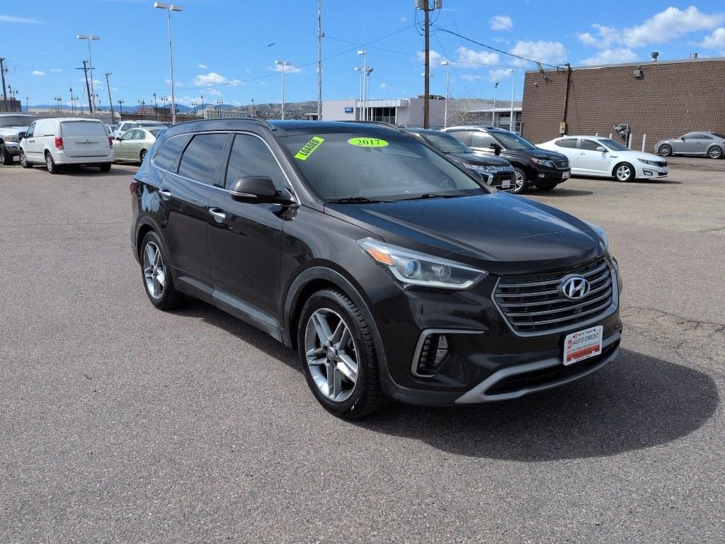2017 BROWN Hyundai Santa Fe XL Limited (KM8SRDHF9HU) with an V6, 3.3L engine, Automatic transmission, located at 10890 W. Colfax Ave., Lakewood, CO, 80215, (303) 274-7692, 39.739914, -105.120132 - Photo#2