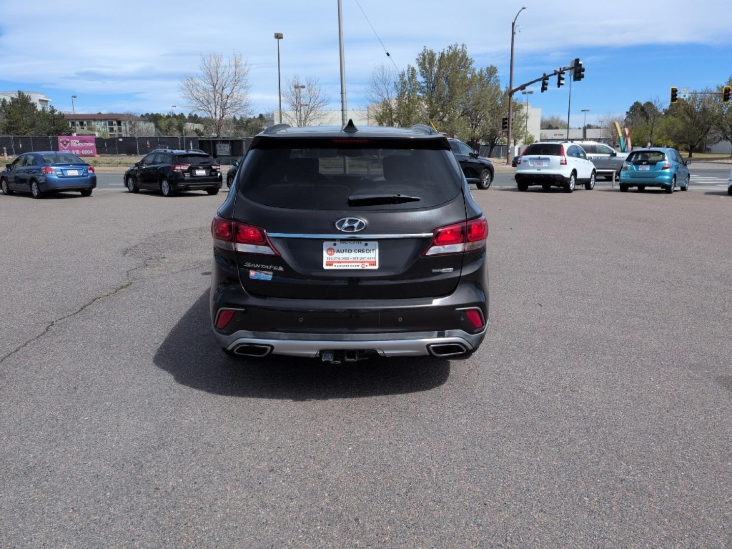 2017 BROWN Hyundai Santa Fe XL Limited (KM8SRDHF9HU) with an V6, 3.3L engine, Automatic transmission, located at 10890 W. Colfax Ave., Lakewood, CO, 80215, (303) 274-7692, 39.739914, -105.120132- Photo#5