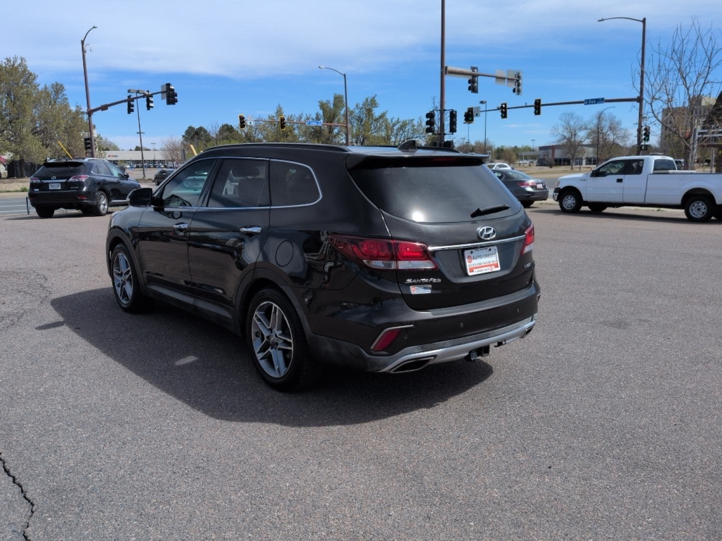 2017 BROWN Hyundai Santa Fe XL Limited (KM8SRDHF9HU) with an V6, 3.3L engine, Automatic transmission, located at 10890 W. Colfax Ave., Lakewood, CO, 80215, (303) 274-7692, 39.739914, -105.120132- Photo#6