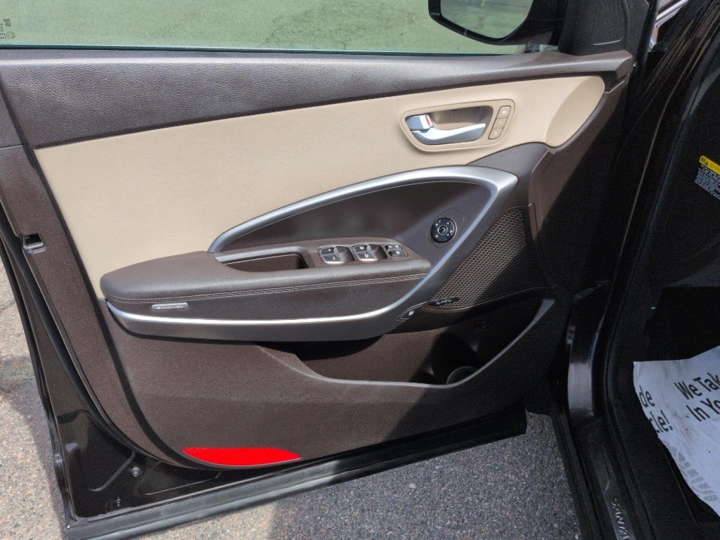 2017 BROWN Hyundai Santa Fe XL Limited (KM8SRDHF9HU) with an V6, 3.3L engine, Automatic transmission, located at 10890 W. Colfax Ave., Lakewood, CO, 80215, (303) 274-7692, 39.739914, -105.120132- Photo#17