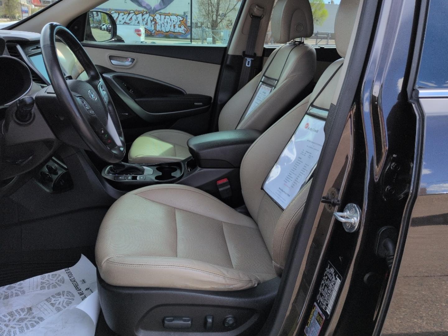 2017 BROWN Hyundai Santa Fe XL Limited (KM8SRDHF9HU) with an V6, 3.3L engine, Automatic transmission, located at 10890 W. Colfax Ave., Lakewood, CO, 80215, (303) 274-7692, 39.739914, -105.120132- Photo#18