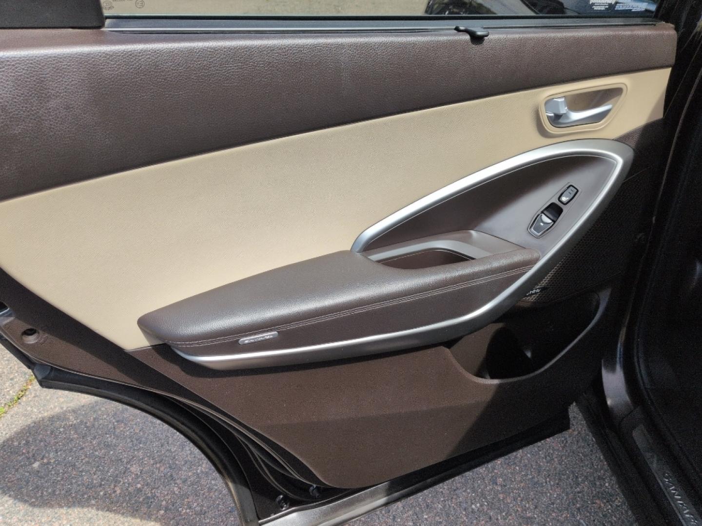 2017 BROWN Hyundai Santa Fe XL Limited (KM8SRDHF9HU) with an V6, 3.3L engine, Automatic transmission, located at 10890 W. Colfax Ave., Lakewood, CO, 80215, (303) 274-7692, 39.739914, -105.120132- Photo#19