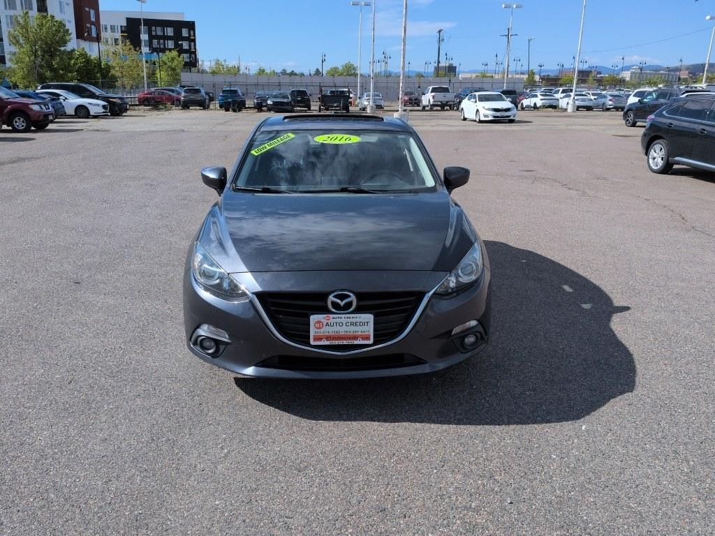 2016 GRAY Mazda Mazda3 i Grand Touring (3MZBM1N72GM) with an 4 Cyl, 2.0L engine, Automatic transmission, located at 10890 W. Colfax Ave., Lakewood, CO, 80215, (303) 274-7692, 39.739914, -105.120132 - Photo#1