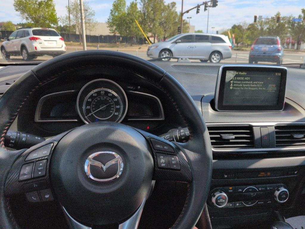 2016 GRAY Mazda Mazda3 i Grand Touring (3MZBM1N72GM) with an 4 Cyl, 2.0L engine, Automatic transmission, located at 10890 W. Colfax Ave., Lakewood, CO, 80215, (303) 274-7692, 39.739914, -105.120132 - Photo#10