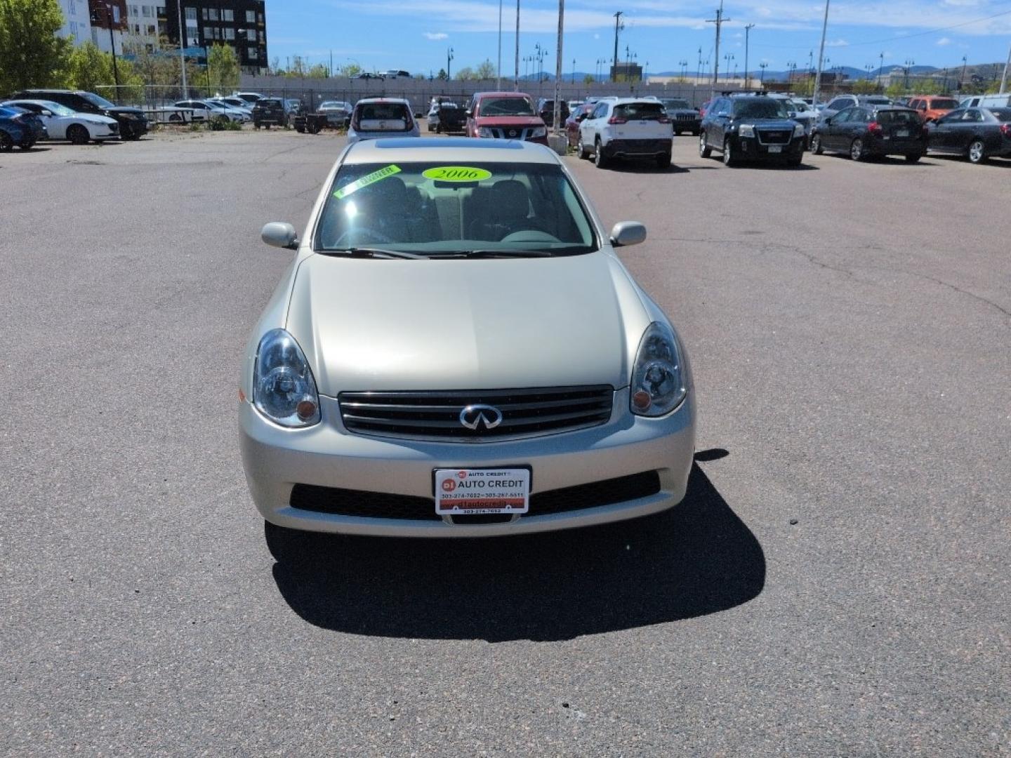 2006 GOLD INFINITI G35 Base (JNKCV51F26M) with an V6, 3.5L engine, Automatic transmission, located at 10890 W. Colfax Ave., Lakewood, CO, 80215, (303) 274-7692, 39.739914, -105.120132 - Photo#1