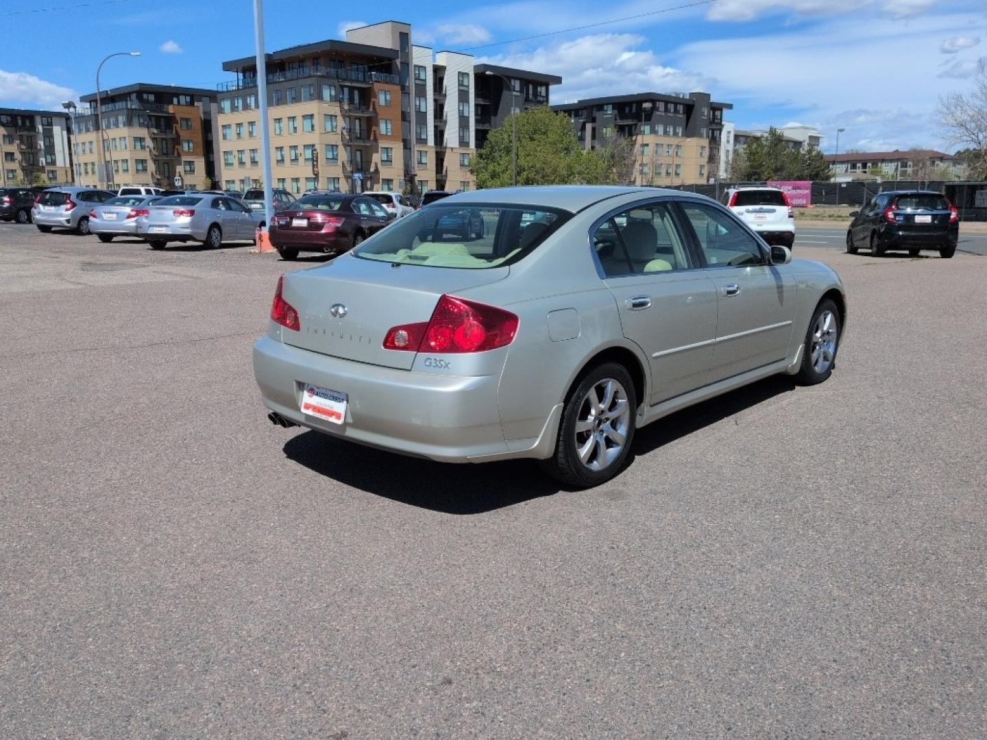 2006 GOLD INFINITI G35 Base (JNKCV51F26M) with an V6, 3.5L engine, Automatic transmission, located at 10890 W. Colfax Ave., Lakewood, CO, 80215, (303) 274-7692, 39.739914, -105.120132 - Photo#4