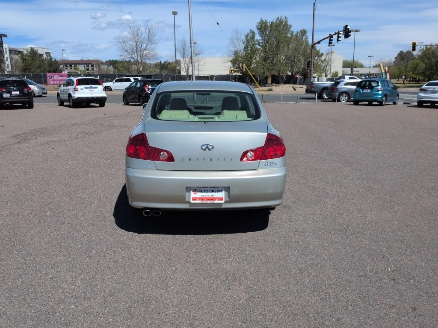 2006 GOLD INFINITI G35 Base (JNKCV51F26M) with an V6, 3.5L engine, Automatic transmission, located at 10890 W. Colfax Ave., Lakewood, CO, 80215, (303) 274-7692, 39.739914, -105.120132 - Photo#5