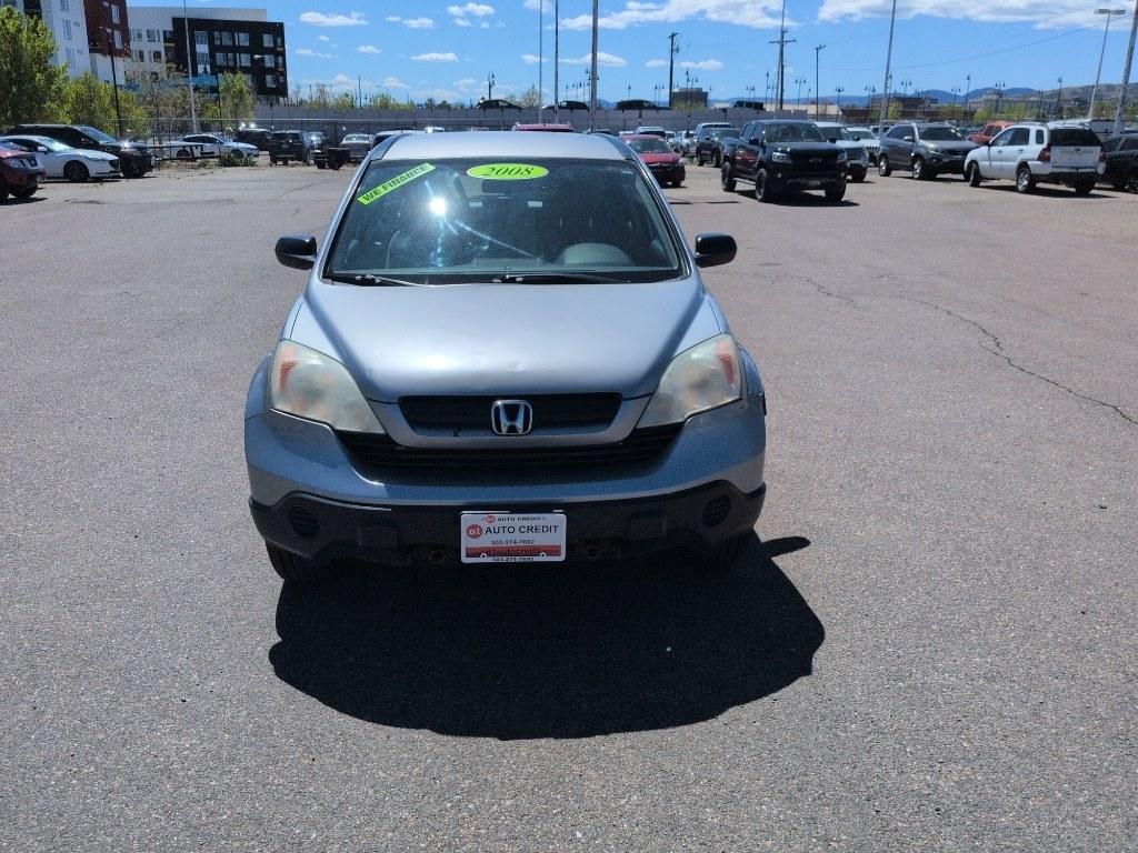 2008 SILVER Honda CR-V LX (3CZRE38368G) with an 4 Cyl, 2.4L engine, Automatic transmission, located at 10890 W. Colfax Ave., Lakewood, CO, 80215, (303) 274-7692, 39.739914, -105.120132 - Photo#1
