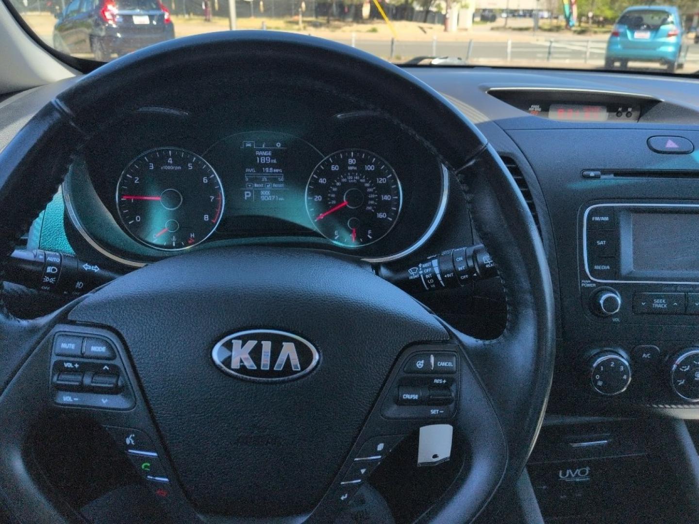 2015 WHITE Kia Forte5 EX (KNAFX5A85F5) with an 4 Cyl, 2.0L engine, Automatic transmission, located at 10890 W. Colfax Ave., Lakewood, CO, 80215, (303) 274-7692, 39.739914, -105.120132 - Photo#8