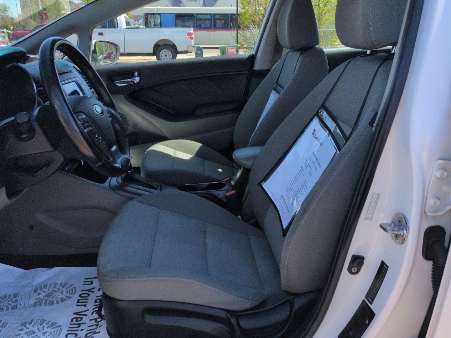 2015 WHITE Kia Forte5 EX (KNAFX5A85F5) with an 4 Cyl, 2.0L engine, Automatic transmission, located at 10890 W. Colfax Ave., Lakewood, CO, 80215, (303) 274-7692, 39.739914, -105.120132 - Photo#13