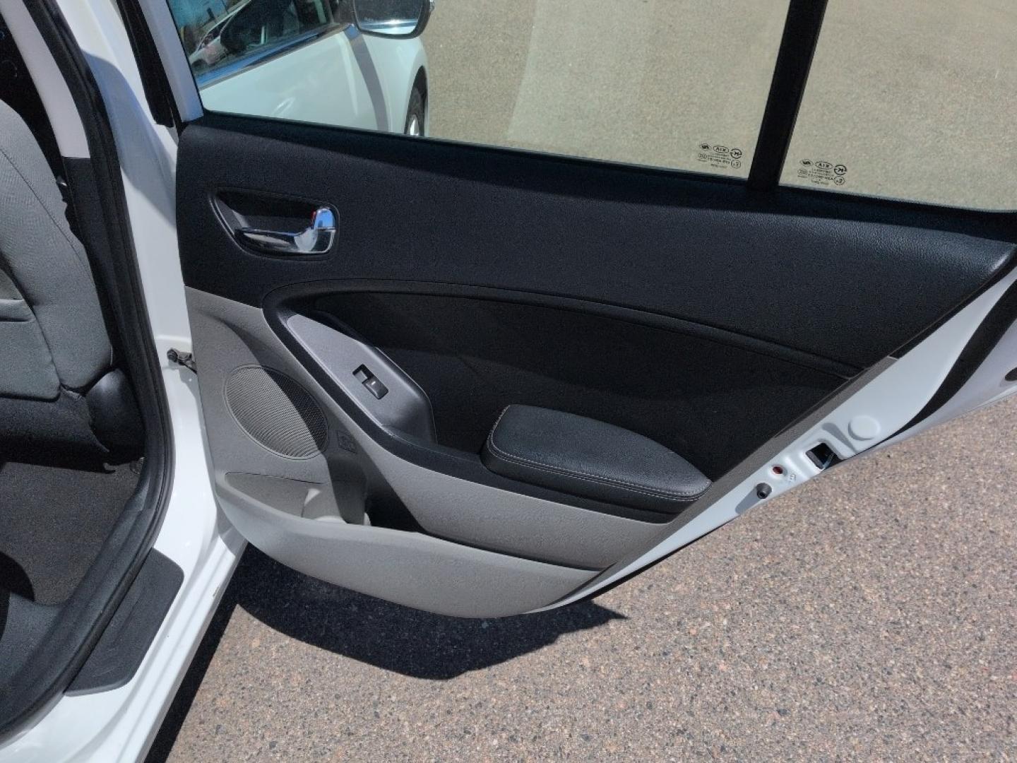 2015 WHITE Kia Forte5 EX (KNAFX5A85F5) with an 4 Cyl, 2.0L engine, Automatic transmission, located at 10890 W. Colfax Ave., Lakewood, CO, 80215, (303) 274-7692, 39.739914, -105.120132 - Photo#18
