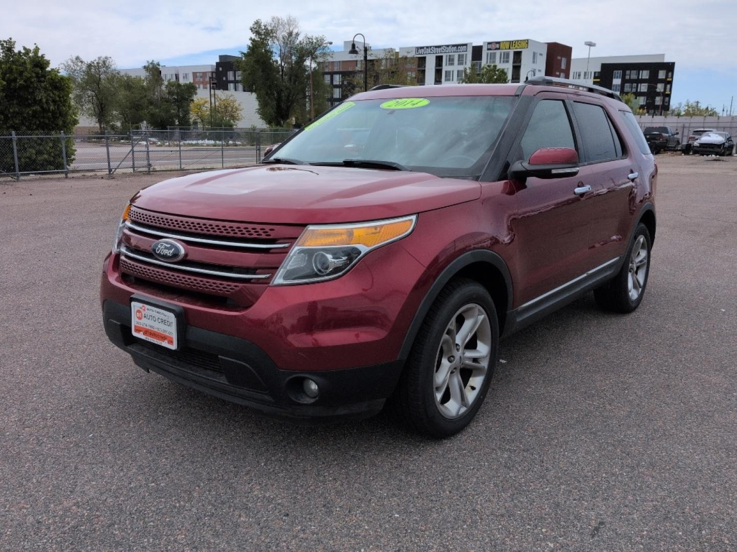 2014 RED Ford Explorer Limited (1FM5K8F8XEG) with an V6, 3.5L engine, Automatic transmission, located at 10890 W. Colfax Ave., Lakewood, CO, 80215, (303) 274-7692, 39.739914, -105.120132- Photo#0