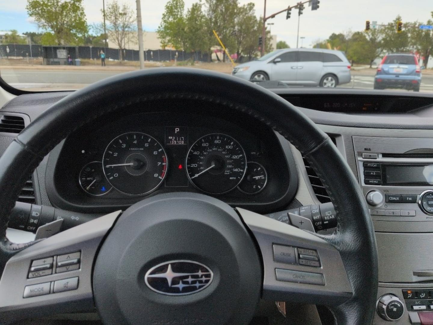 2011 WHITE Subaru Outback 2.5i Premium (4S4BRBGC6B3) with an 4 Cyl, 2.5L engine, Automatic transmission, located at 10890 W. Colfax Ave., Lakewood, CO, 80215, (303) 274-7692, 39.739914, -105.120132- Photo#10