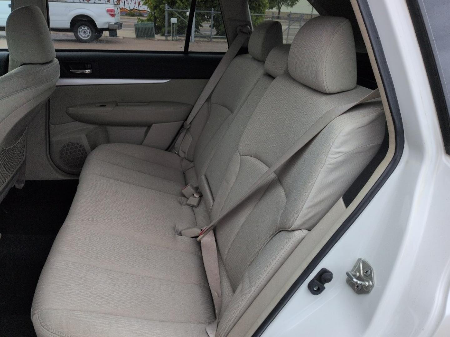 2011 WHITE Subaru Outback 2.5i Premium (4S4BRBGC6B3) with an 4 Cyl, 2.5L engine, Automatic transmission, located at 10890 W. Colfax Ave., Lakewood, CO, 80215, (303) 274-7692, 39.739914, -105.120132- Photo#17