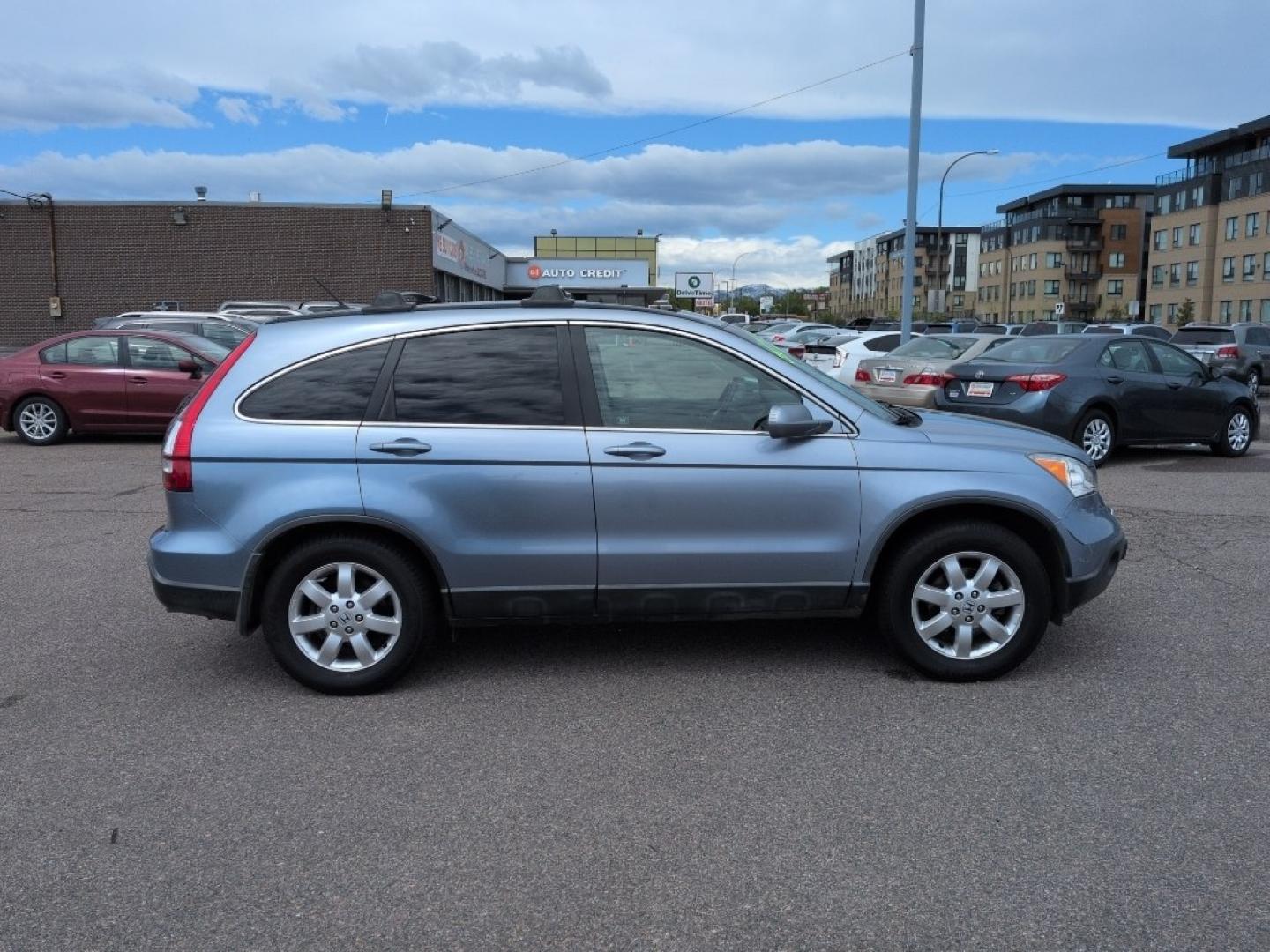 2007 BLUE Honda CR-V EX-L (JHLRE48787C) with an 4 Cyl, 2.4L engine, Automatic transmission, located at 10890 W. Colfax Ave., Lakewood, CO, 80215, (303) 274-7692, 39.739914, -105.120132- Photo#3