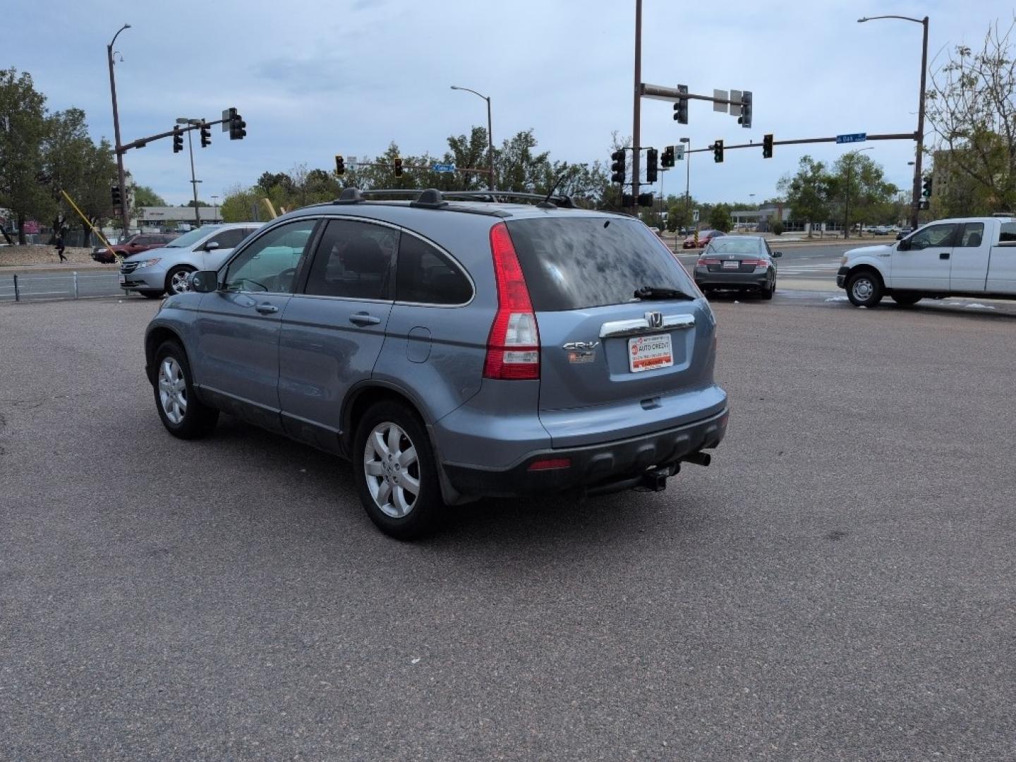 2007 BLUE Honda CR-V EX-L (JHLRE48787C) with an 4 Cyl, 2.4L engine, Automatic transmission, located at 10890 W. Colfax Ave., Lakewood, CO, 80215, (303) 274-7692, 39.739914, -105.120132- Photo#6
