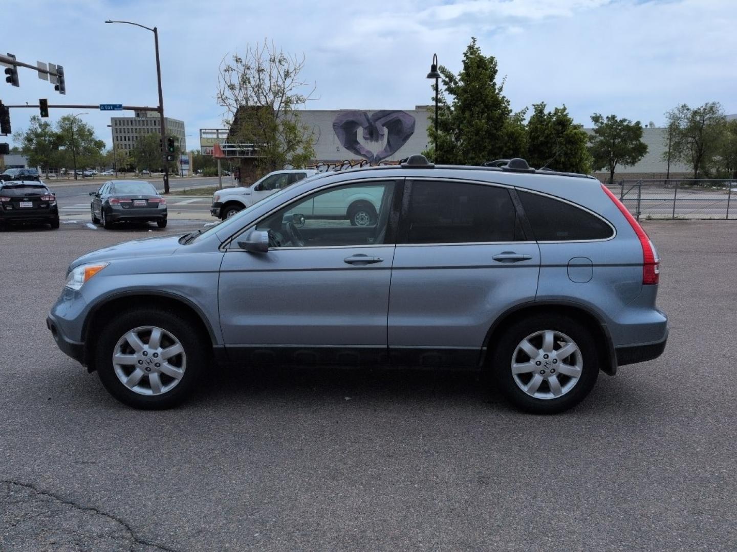 2007 BLUE Honda CR-V EX-L (JHLRE48787C) with an 4 Cyl, 2.4L engine, Automatic transmission, located at 10890 W. Colfax Ave., Lakewood, CO, 80215, (303) 274-7692, 39.739914, -105.120132- Photo#7