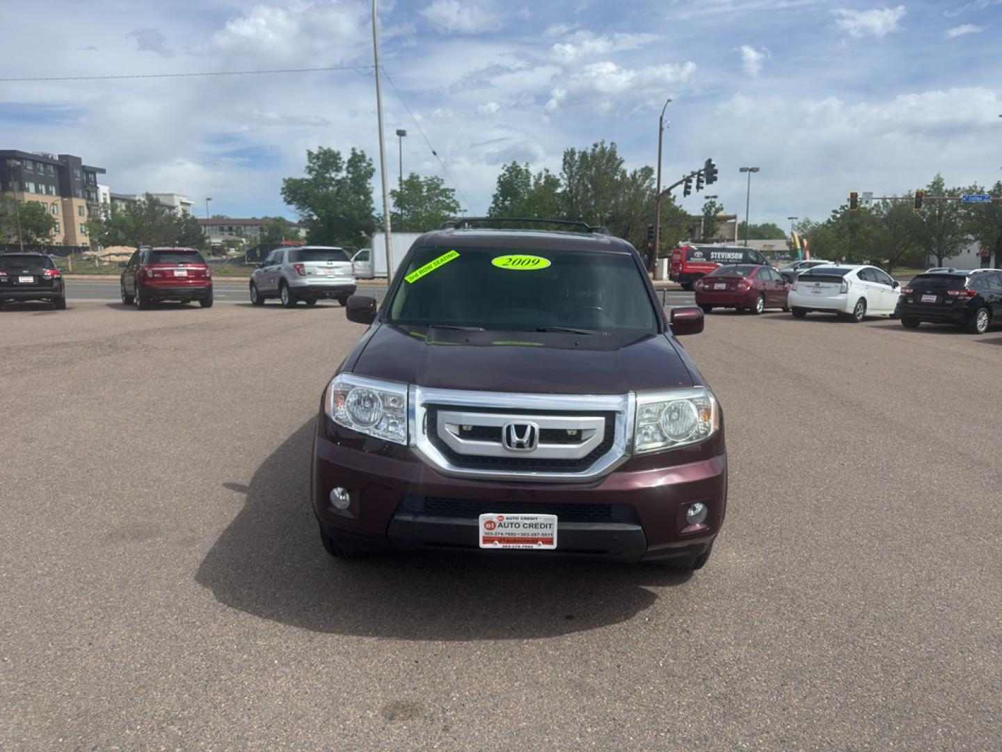 2009 BURGUNDY Honda Pilot Touring-RES (5FNYF48959B) with an V6, 3.5L engine, Automatic transmission, located at 10890 W. Colfax Ave., Lakewood, CO, 80215, (303) 274-7692, 39.739914, -105.120132- Photo#1