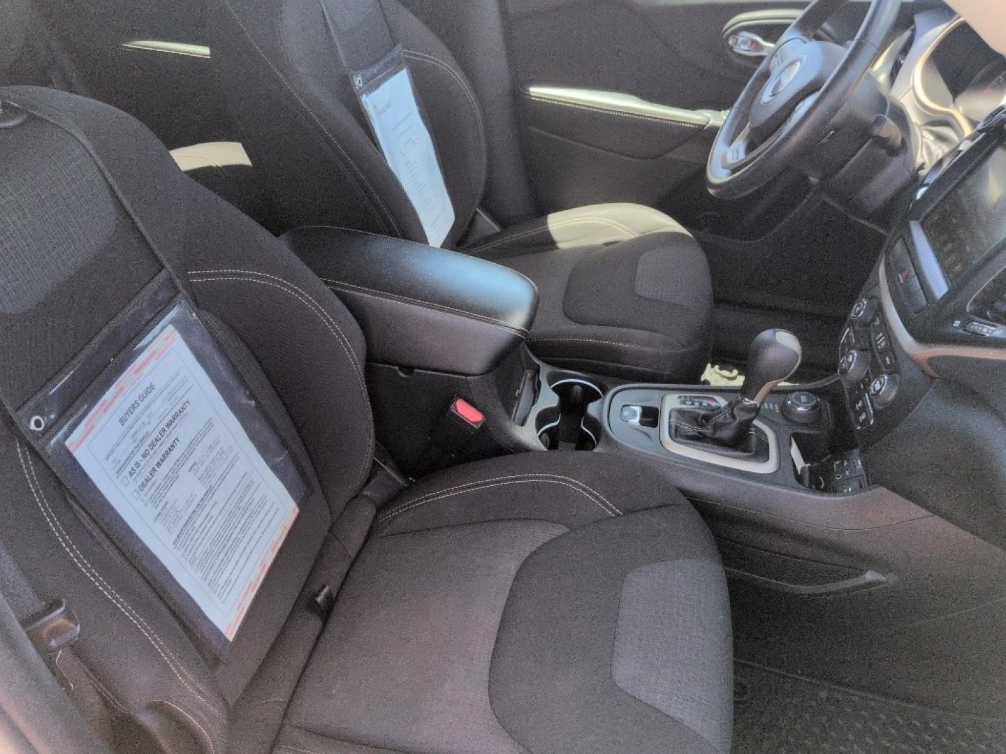 2015 GRAY Jeep Cherokee Latitude (1C4PJMCS8FW) with an V6, 3.2L engine, Automatic transmission, located at 10890 W. Colfax Ave., Lakewood, CO, 80215, (303) 274-7692, 39.739914, -105.120132- Photo#17
