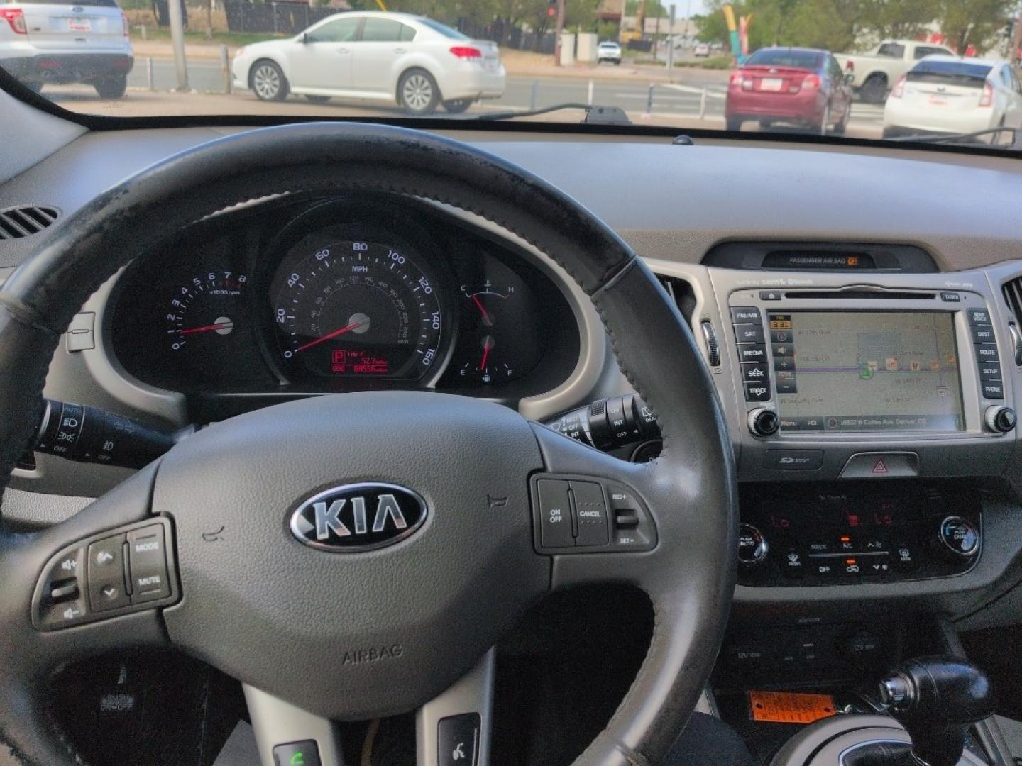 2016 BLUE Kia Sportage EX AWD (KNDPCCAC6G7) with an 4 Cyl, 2.4L engine, Automatic transmission, located at 10890 W. Colfax Ave., Lakewood, CO, 80215, (303) 274-7692, 39.739914, -105.120132- Photo#10