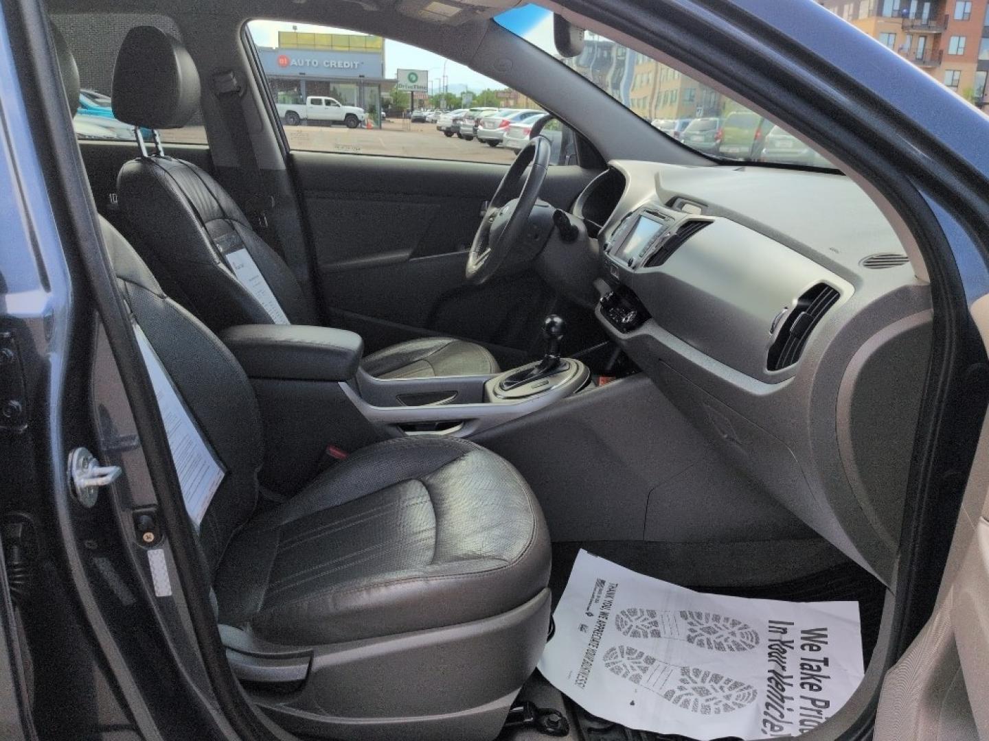 2016 BLUE Kia Sportage EX AWD (KNDPCCAC6G7) with an 4 Cyl, 2.4L engine, Automatic transmission, located at 10890 W. Colfax Ave., Lakewood, CO, 80215, (303) 274-7692, 39.739914, -105.120132- Photo#18