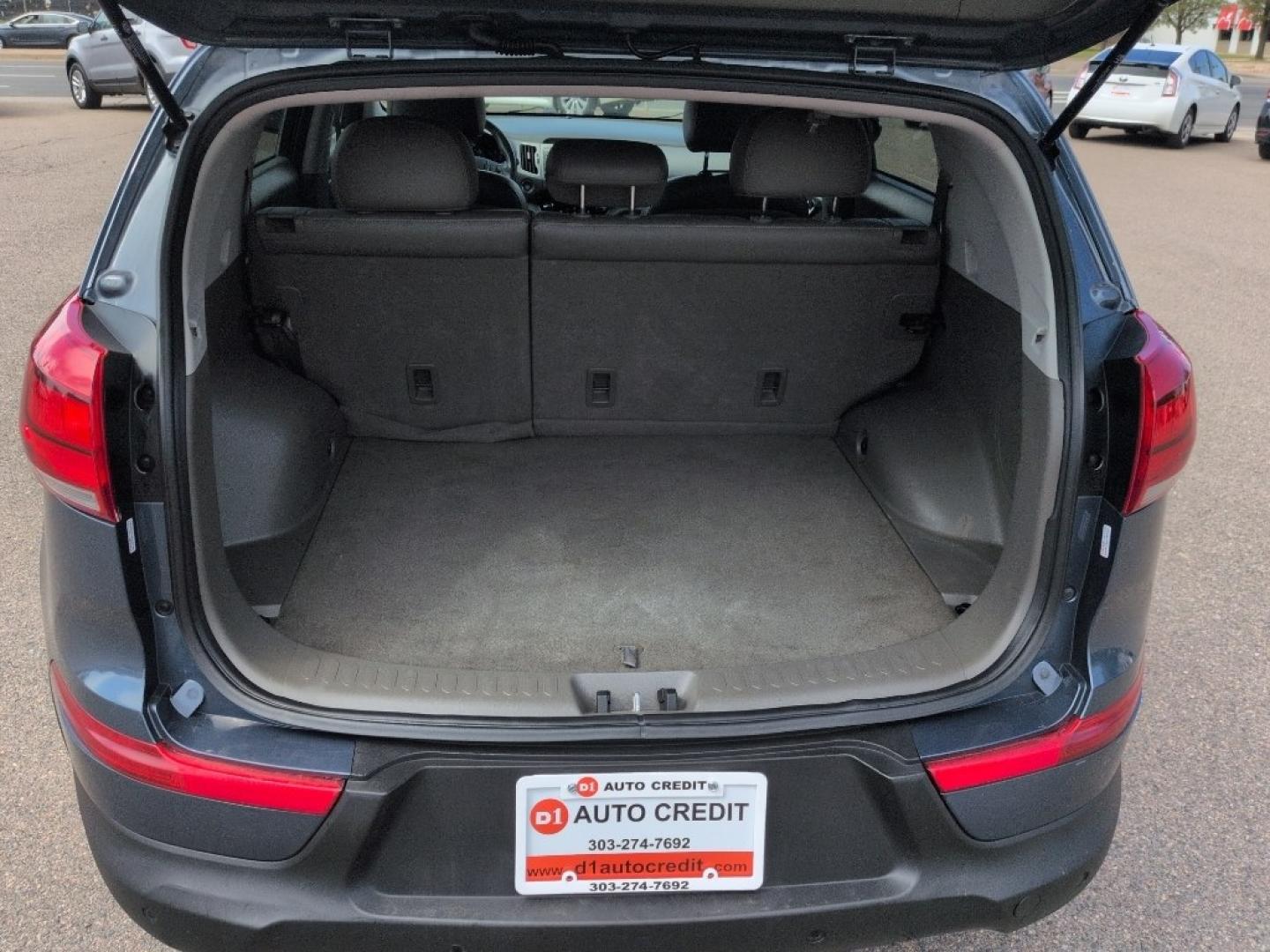2016 BLUE Kia Sportage EX AWD (KNDPCCAC6G7) with an 4 Cyl, 2.4L engine, Automatic transmission, located at 10890 W. Colfax Ave., Lakewood, CO, 80215, (303) 274-7692, 39.739914, -105.120132- Photo#21