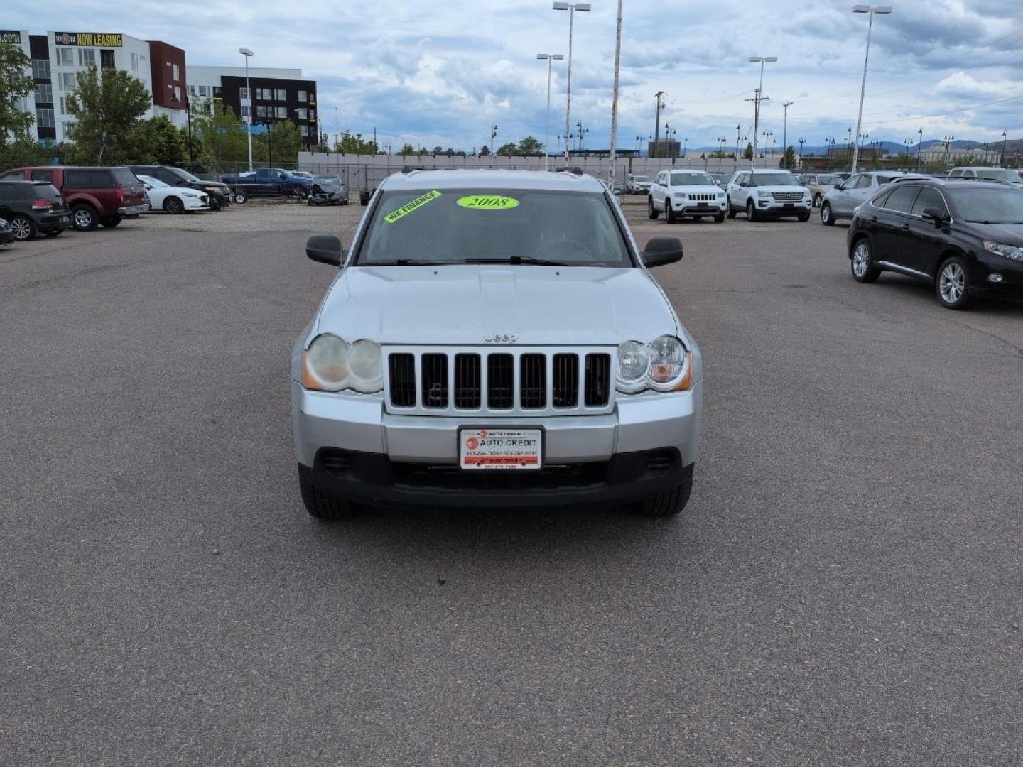 2008 SILVER Jeep Grand Cherokee Laredo (1J8GR48K28C) with an V6, 3.7L (225 CID) engine, Automatic transmission, located at 10890 W. Colfax Ave., Lakewood, CO, 80215, (303) 274-7692, 39.739914, -105.120132- Photo#1