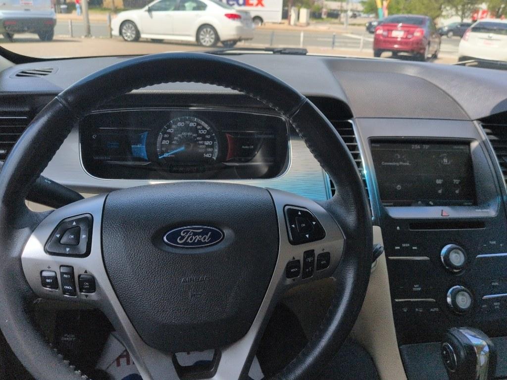 2013 WHITE Ford Taurus SEL (1FAHP2E8XDG) with an V6, 3.5L engine, Automatic transmission, located at 10890 W. Colfax Ave., Lakewood, CO, 80215, (303) 274-7692, 39.739914, -105.120132- Photo#10