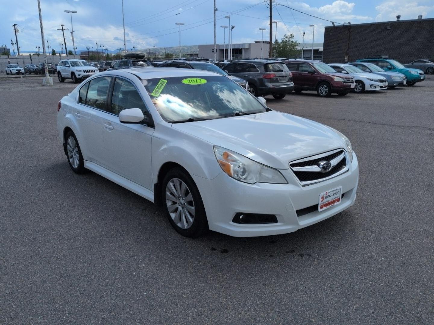 2012 WHITE Subaru Legacy Limited (4S3BMEK63C2) with an 6 Cyl, 3.6L engine, Automatic transmission, located at 10890 W. Colfax Ave., Lakewood, CO, 80215, (303) 274-7692, 39.739914, -105.120132- Photo#2