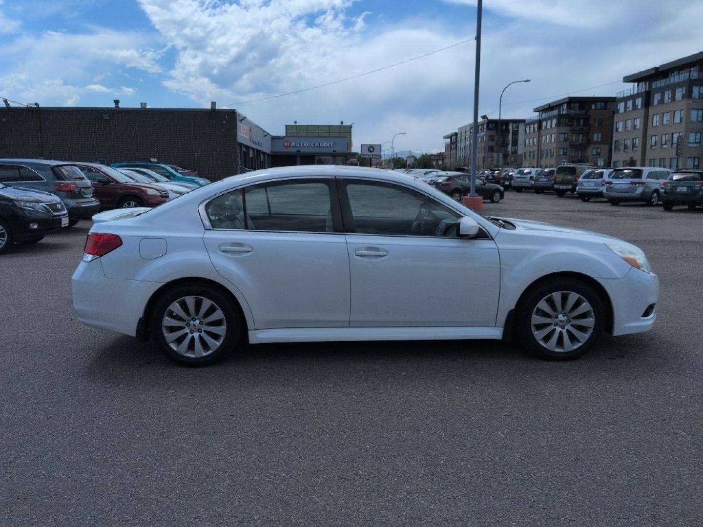 2012 WHITE Subaru Legacy Limited (4S3BMEK63C2) with an 6 Cyl, 3.6L engine, Automatic transmission, located at 10890 W. Colfax Ave., Lakewood, CO, 80215, (303) 274-7692, 39.739914, -105.120132- Photo#3