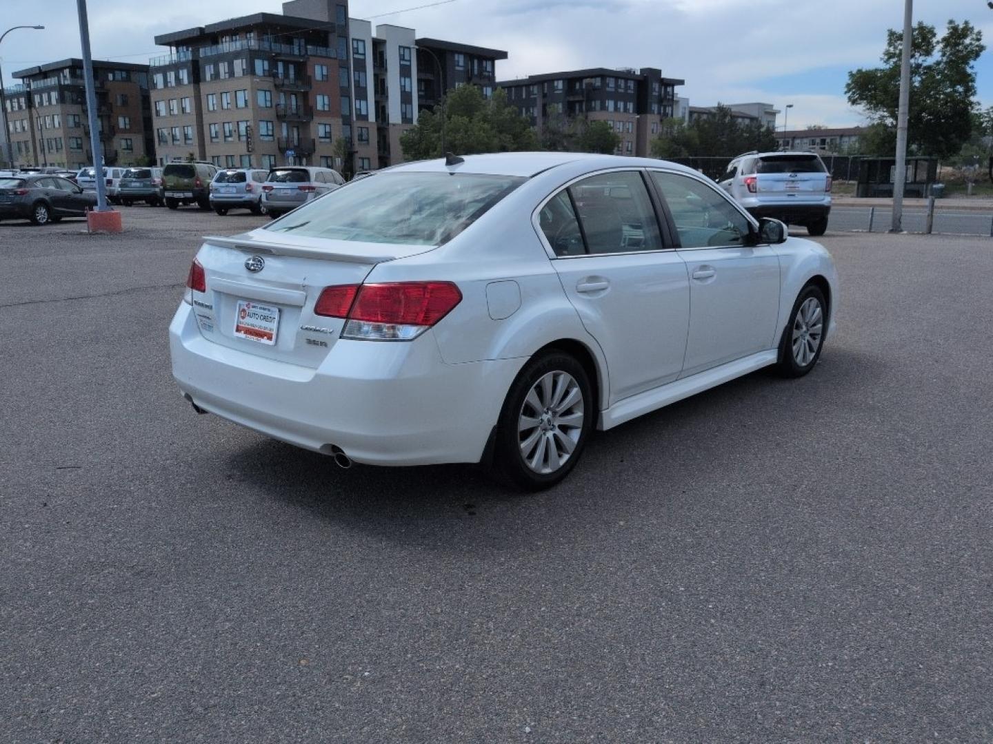2012 WHITE Subaru Legacy Limited (4S3BMEK63C2) with an 6 Cyl, 3.6L engine, Automatic transmission, located at 10890 W. Colfax Ave., Lakewood, CO, 80215, (303) 274-7692, 39.739914, -105.120132- Photo#4