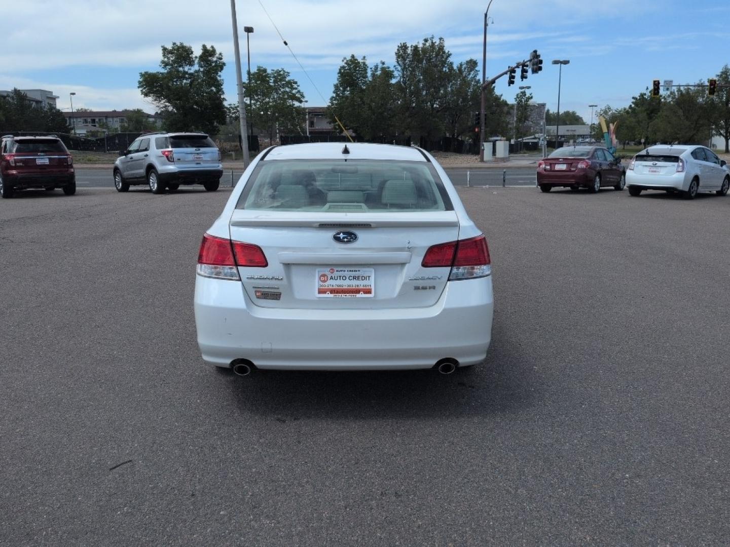 2012 WHITE Subaru Legacy Limited (4S3BMEK63C2) with an 6 Cyl, 3.6L engine, Automatic transmission, located at 10890 W. Colfax Ave., Lakewood, CO, 80215, (303) 274-7692, 39.739914, -105.120132- Photo#5