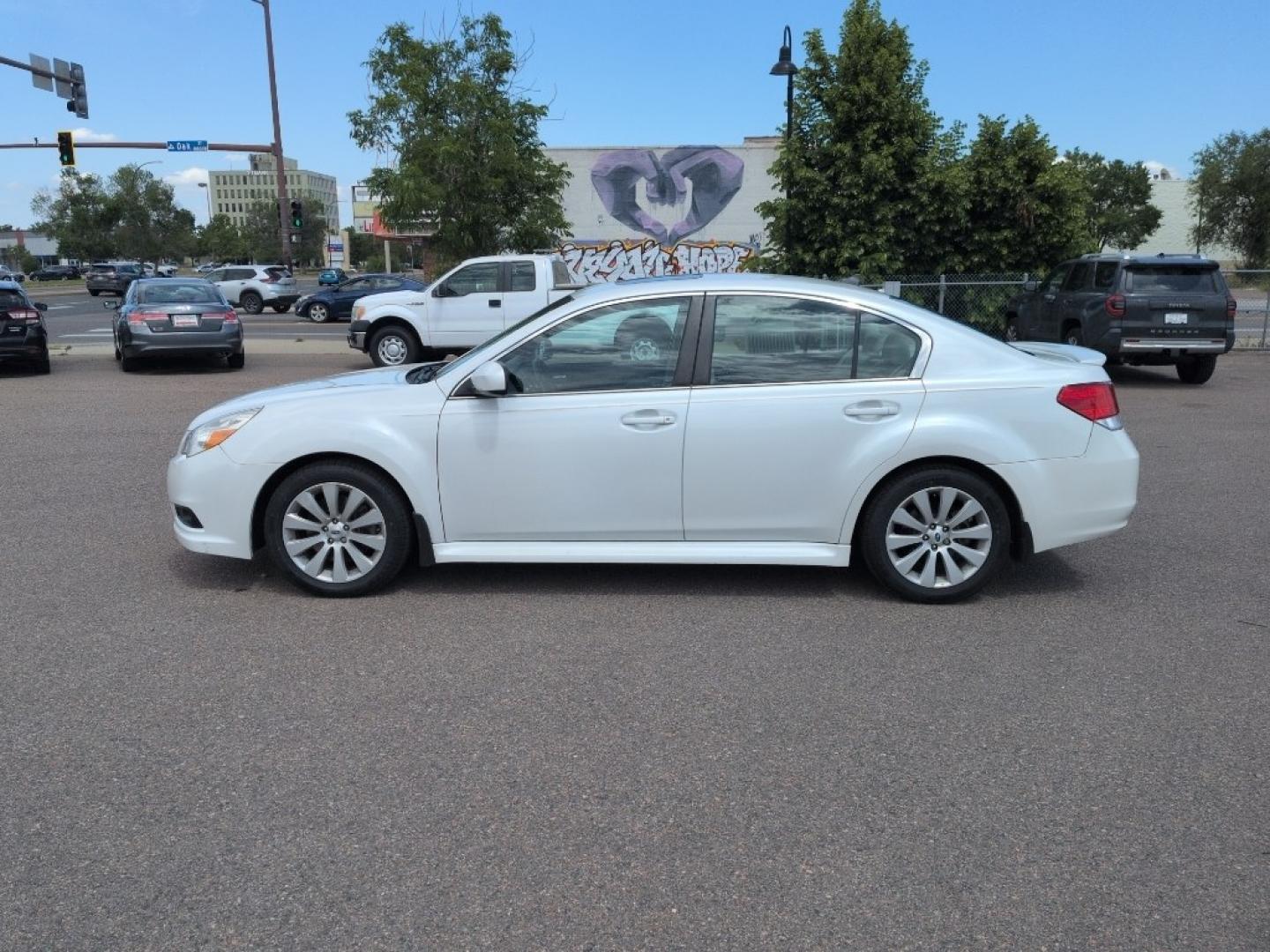 2012 WHITE Subaru Legacy Limited (4S3BMEK63C2) with an 6 Cyl, 3.6L engine, Automatic transmission, located at 10890 W. Colfax Ave., Lakewood, CO, 80215, (303) 274-7692, 39.739914, -105.120132- Photo#7