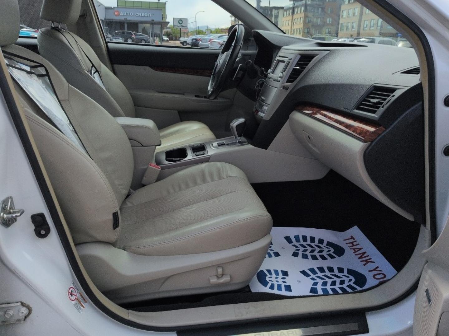 2012 WHITE Subaru Legacy Limited (4S3BMEK63C2) with an 6 Cyl, 3.6L engine, Automatic transmission, located at 10890 W. Colfax Ave., Lakewood, CO, 80215, (303) 274-7692, 39.739914, -105.120132- Photo#20