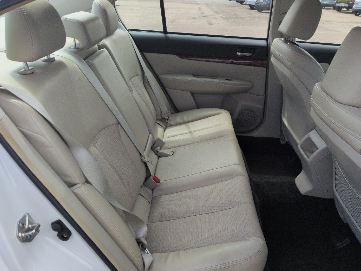 2012 WHITE Subaru Legacy Limited (4S3BMEK63C2) with an 6 Cyl, 3.6L engine, Automatic transmission, located at 10890 W. Colfax Ave., Lakewood, CO, 80215, (303) 274-7692, 39.739914, -105.120132- Photo#22