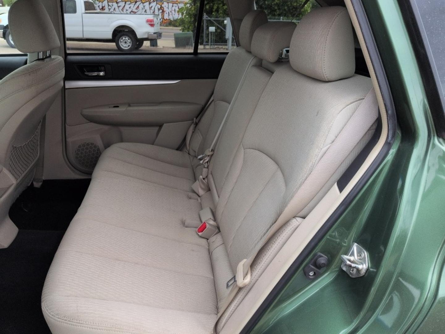 2010 GREEN Subaru Outback 2.5i Premium (4S4BRBBC7A3) with an 4 Cyl, 2.5L engine, Automatic transmission, located at 10890 W. Colfax Ave., Lakewood, CO, 80215, (303) 274-7692, 39.739914, -105.120132- Photo#15