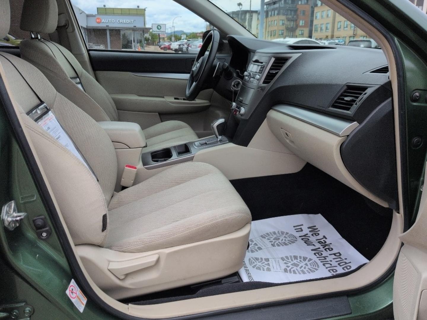 2010 GREEN Subaru Outback 2.5i Premium (4S4BRBBC7A3) with an 4 Cyl, 2.5L engine, Automatic transmission, located at 10890 W. Colfax Ave., Lakewood, CO, 80215, (303) 274-7692, 39.739914, -105.120132- Photo#17