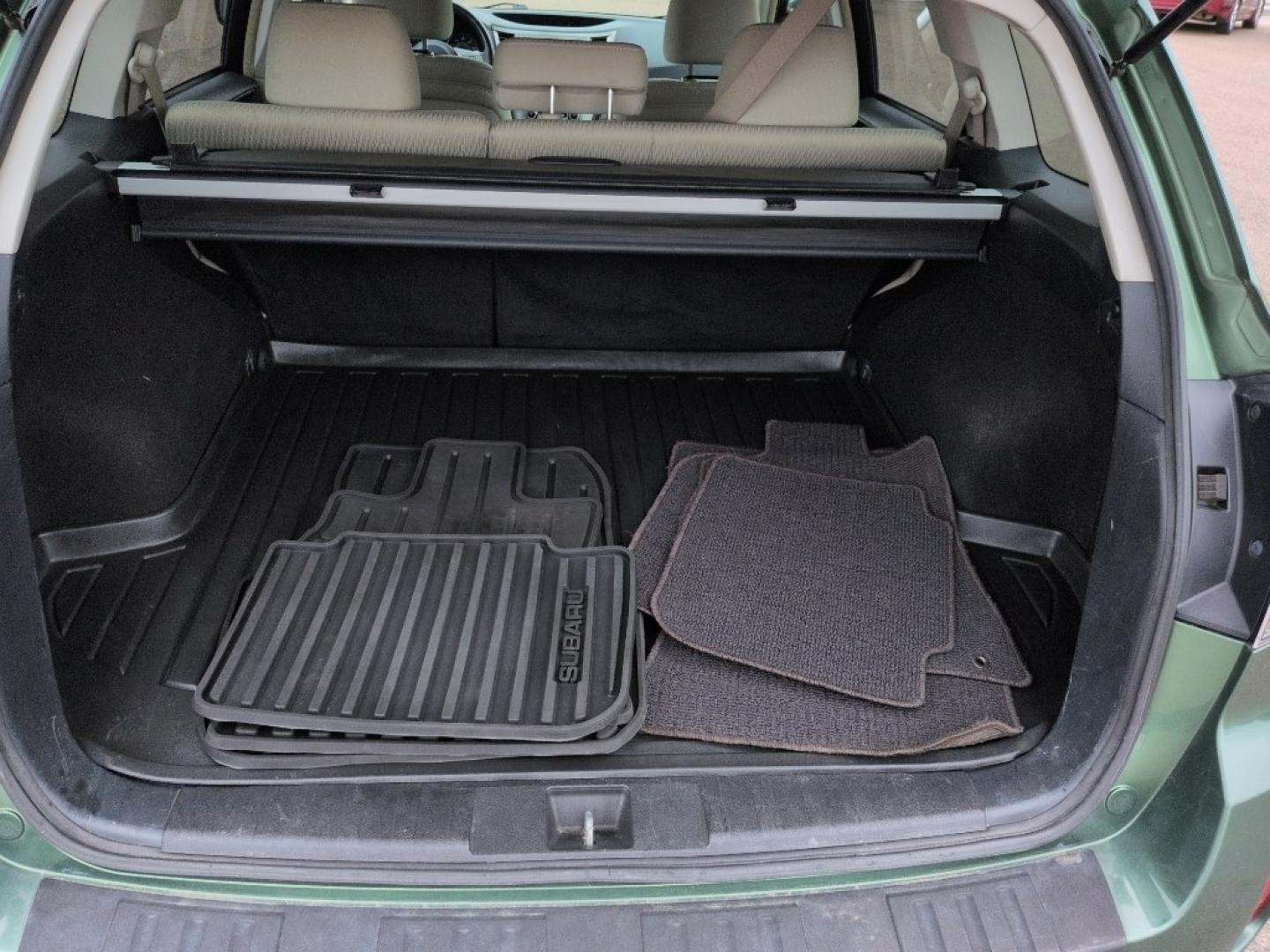 2010 GREEN Subaru Outback 2.5i Premium (4S4BRBBC7A3) with an 4 Cyl, 2.5L engine, Automatic transmission, located at 10890 W. Colfax Ave., Lakewood, CO, 80215, (303) 274-7692, 39.739914, -105.120132- Photo#20