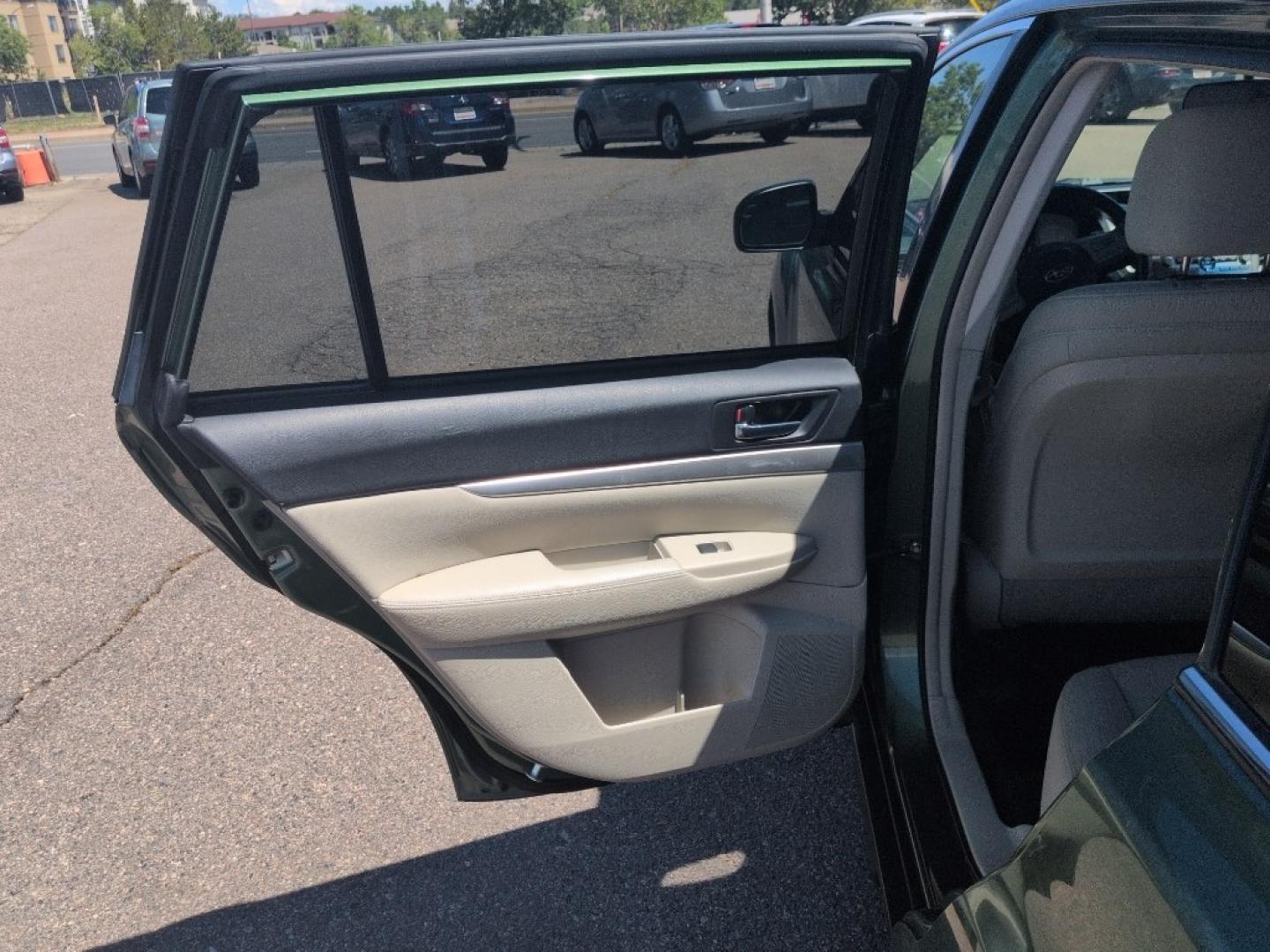 2010 GREEN Subaru Outback 2.5i Premium (4S4BRBBC7A3) with an 4 Cyl, 2.5L engine, Automatic transmission, located at 10890 W. Colfax Ave., Lakewood, CO, 80215, (303) 274-7692, 39.739914, -105.120132- Photo#16