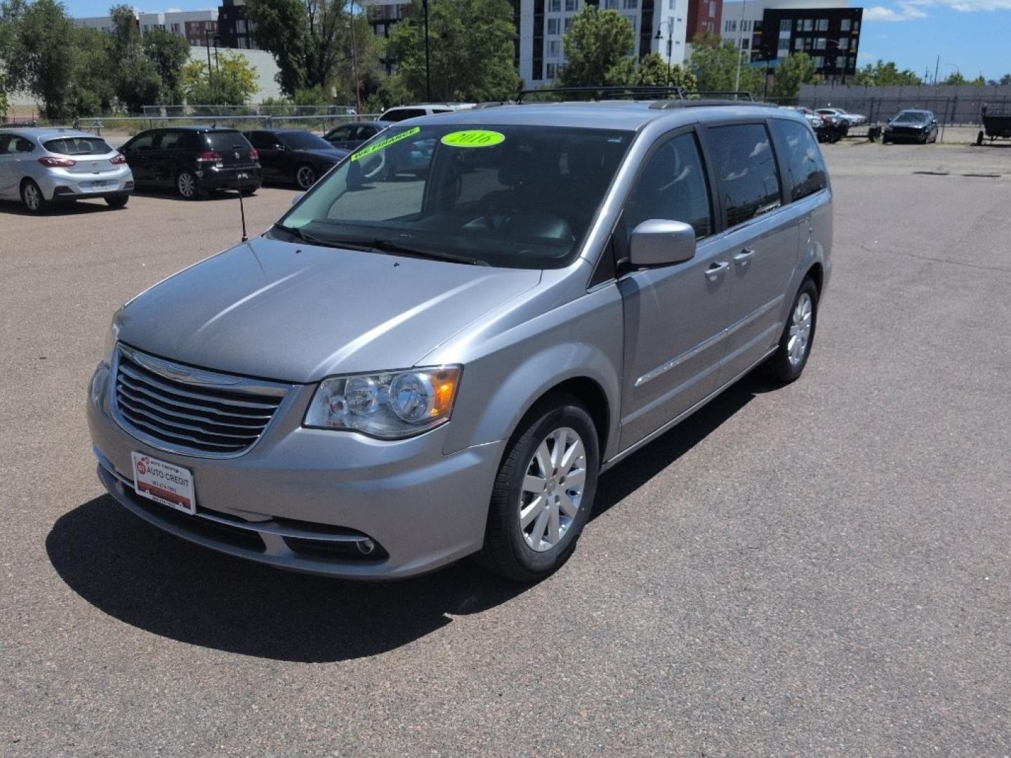 2016 SILVER Chrysler Town and Country Touring (2C4RC1BG5GR) with an V6, 3.6L engine, Automatic transmission, located at 10890 W. Colfax Ave., Lakewood, CO, 80215, (303) 274-7692, 39.739914, -105.120132- Photo#0