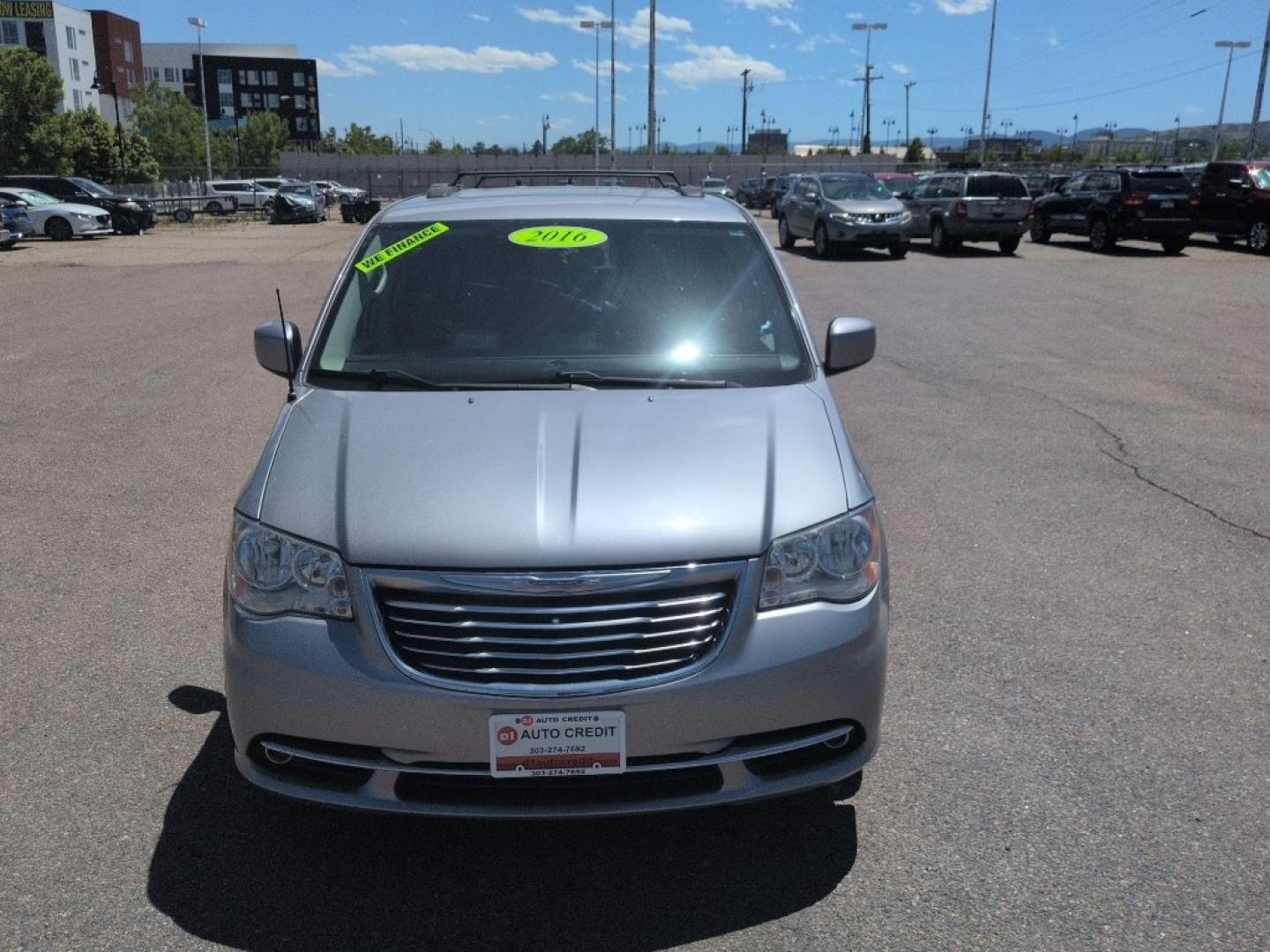 2016 SILVER Chrysler Town and Country Touring (2C4RC1BG5GR) with an V6, 3.6L engine, Automatic transmission, located at 10890 W. Colfax Ave., Lakewood, CO, 80215, (303) 274-7692, 39.739914, -105.120132- Photo#1