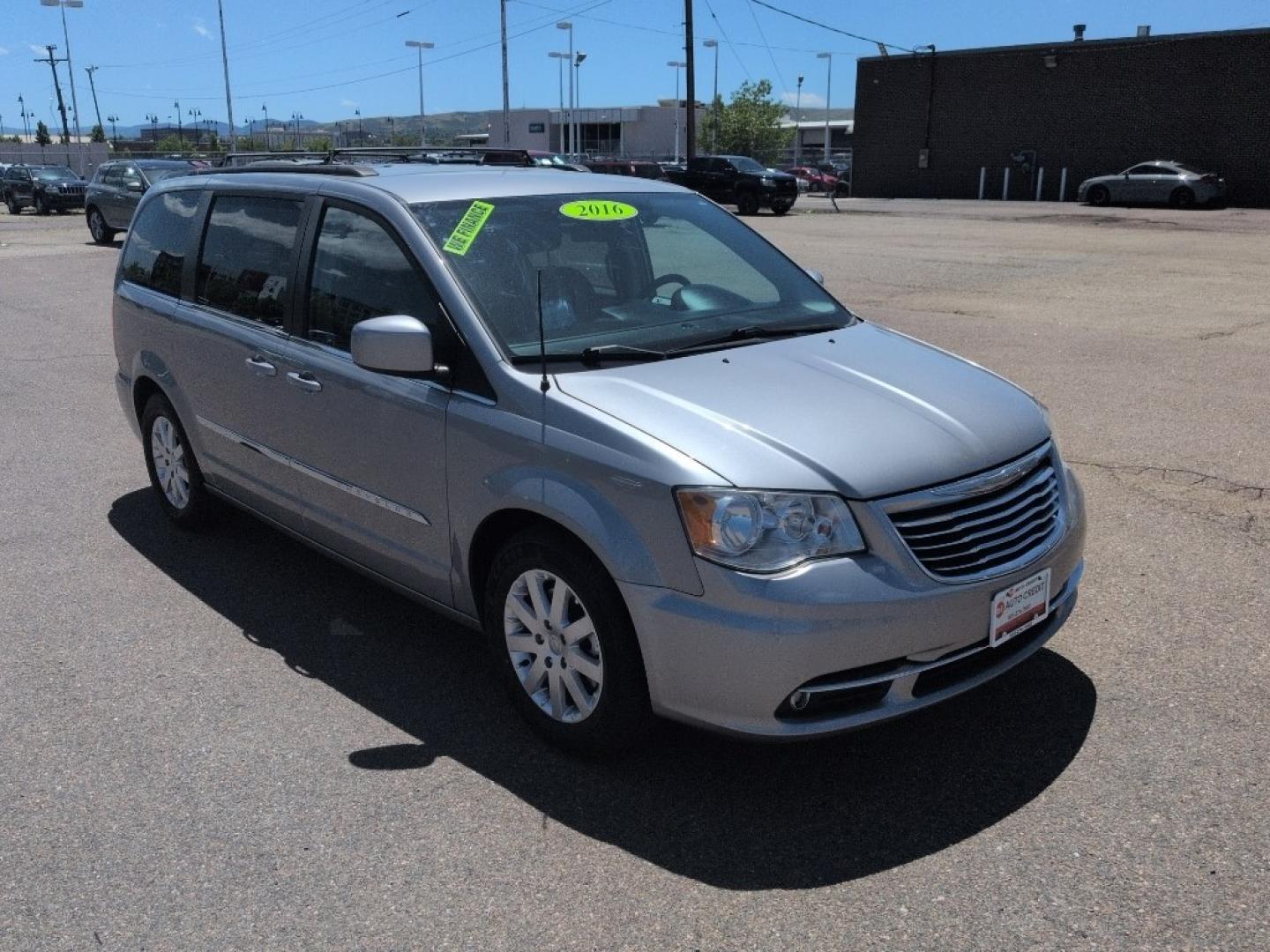 2016 SILVER Chrysler Town and Country Touring (2C4RC1BG5GR) with an V6, 3.6L engine, Automatic transmission, located at 10890 W. Colfax Ave., Lakewood, CO, 80215, (303) 274-7692, 39.739914, -105.120132- Photo#2