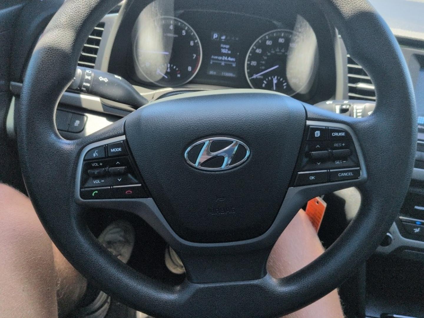 2018 BLACK Hyundai Elantra LIMITED (5NPD84LF8JH) with an 4 Cyl, 2.0L engine, Automatic transmission, located at 10890 W. Colfax Ave., Lakewood, CO, 80215, (303) 274-7692, 39.739914, -105.120132- Photo#11