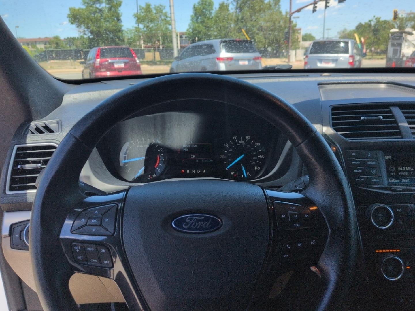 2016 WHITE /ACTUAL Ford Explorer Base (1FM5K8B8XGG) with an V6, 3.5L engine, Automatic transmission, located at 10890 W. Colfax Ave., Lakewood, CO, 80215, (303) 274-7692, 39.739914, -105.120132- Photo#10