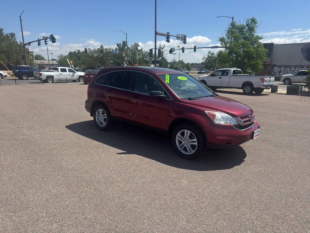 2010 RED Honda CR-V EX (5J6RE4H50AL) with an 4 Cyl, 2.4L engine, Automatic transmission, located at 10890 W. Colfax Ave., Lakewood, CO, 80215, (303) 274-7692, 39.739914, -105.120132 - Photo#7